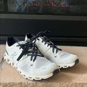 On Running Women’s White and Black Athletic Shoes